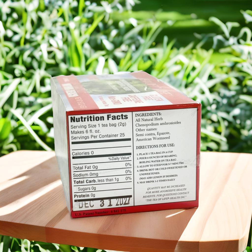 Semi-Contra Epazote Tea Bags – 25 Tea Bags