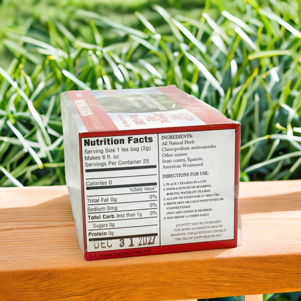 Semi-Contra Epazote Tea Bags – 25 Tea Bags